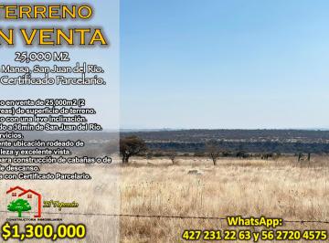 Terreno / Lote , San Juan del Río · Terreno Campestre de 2.5 Hectáreas en Tuna Mansa. Ideal Para Cabañas o Casa de Descanso.