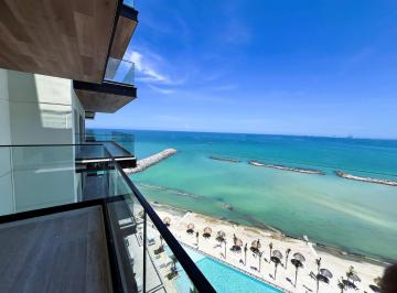 Departamento · 115m² · 2 Recámaras · 2 Estacionamientos · Departamento en Venta Frente a La Playa en Yucalpetén Resort, Yucatán