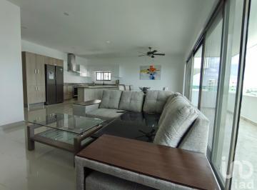 Departamento · 230m² · 3 Recámaras · 2 Estacionamientos · Rento Departamento Amueblado en Cascade, Residencial Cumbres, Cancun, Q. Roo