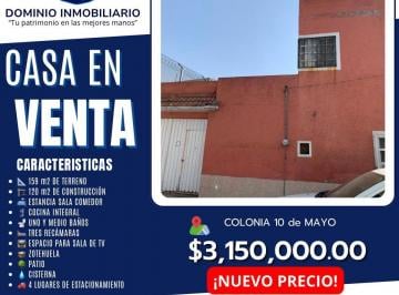 Casa de 3 habitaciones, Venustiano Carranza · Dominio Imobiliario Propone en Venta Casa en Colonia 10 de Mayó