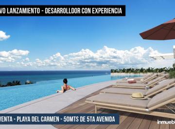 Departamento · 26m² · 1 Recámara · Lanzamiento! Estudio en Preventa a 300 m del Mar, Playa del Carmen
