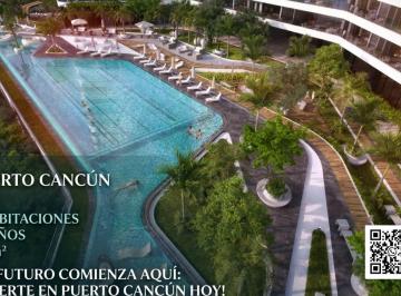 Departamento · 112m² · 2 Recámaras · Departamento en Venta de 112 m² 2 Habitaciones en Puerto Cancún.