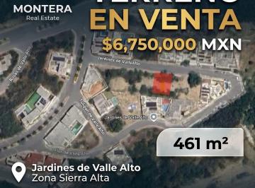 73cb325e4d4120c1c1e8fd6fe60512891cc7486648d758d06378c8c90607f168 · Terreno en Venta Jardines de Valle Alto