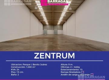 Bodega comercial · 1000m² · 10 Estacionamientos · Nave Industrial de 1000 m² en Parque Industrial Benito Juárez, Jurica