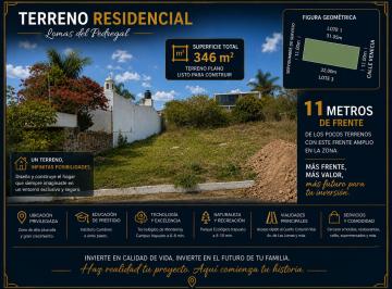 Terreno / Lote 346m² Venta Fraccionamiento Lomas del Pedregal · Terreno Residencial Premium | 346 m² | Alta Plusvalía/gran Inversión
