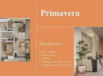 Departamento · 62m² · 2 Recámaras · 1 Estacionamiento · Departamento Privada Zalate
