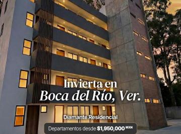 Departamento · 65m² · 2 Recámaras · 1 Estacionamiento · Dptos. Nuevos, 2 Recámaras, Sistema Lock - Off, Roof Garden en Torre Diamante en Boca del Río Veracruz