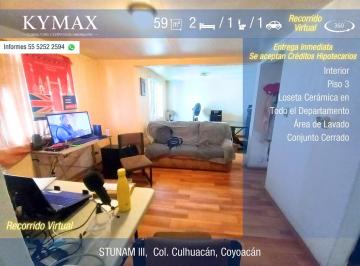 37eb101d6e0b34b7c95283b112e1c6331f65cf33a9791baf6414e9e69a5d825e · Departamento en Venta en Culhuacán Stunam III – con Estacionamiento