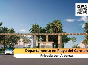 Departamento · 52m² · 2 Recámaras · 1 Estacionamiento · Departamento en Venta de 2 Habitaciones en Playa del Carmen a 8 Min de La 5ta Av