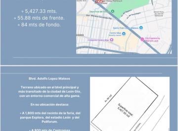 Terreno / Lote , León · Terrenos en Renta en Blvd López Mateos a La Altura de Punto Verde