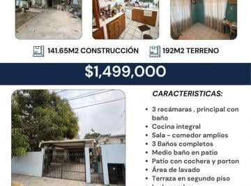 Casa · 141m² · 3 Recámaras · 1 Estacionamiento · Casa en Venta en Col. José de Escandón, Altamira