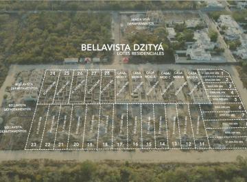 Terreno / Lote · 180m² · Lotes Residenciales en Venta Bellavista Dzitua (Gvt - 1302)