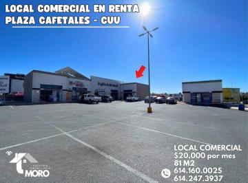 Local comercial , Chihuahua · Local en Renta Plaza Cafetales Planta Baja