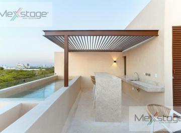Villa · 185m² · 3 Recámaras · 2 Estacionamientos · Villa en Venta con Rooftop en Chuburná Puerto