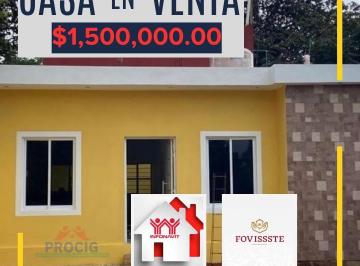 Casa de 2 habitaciones, Palenque · Casa en Venta en Fraccionamiento Ampliación La Mielera, Palenque, Chiapas.