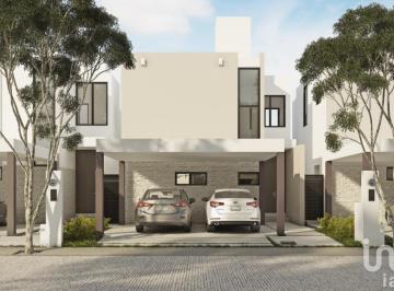Casa · 114m² · 2 Recámaras · 2 Estacionamientos · Casa Nueva en Venta en Privada con Amenidades en Conkal Yucatán