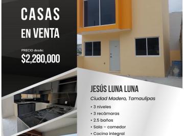Casa · 3 Recámaras · 1 Estacionamiento · Casa - Jesús Luna Luna