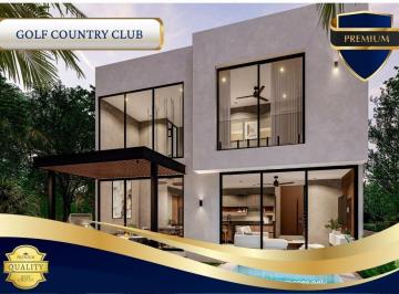 Villa · 180m² · 3 Recámaras · 2 Estacionamientos · Villa de Lujo de 3 Habitaciones en Tulum Country Club a m del Mar Caribe