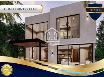 Villa · 180m² · 3 Recámaras · 2 Estacionamientos · Villa de Lujo de 3 Habitaciones en Tulum Country Club a m del Mar Caribe