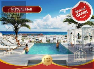 Departamento · 59m² · 2 Recámaras · 1 Estacionamiento · Departamento en Playa del Carmen a 5 Calles del Mar Roi Usd$1000 Mensuales