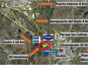 Terreno / Lote , Silao · Macro Land For Sale On Highway 45 León–silao