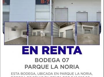 Bodega comercial , El Marqués · Renta Bodega 07 Parque La Noria