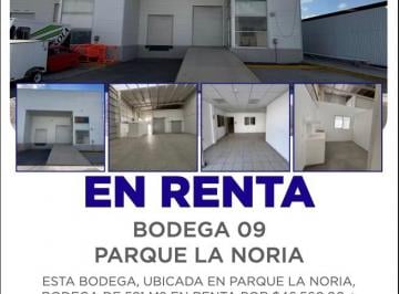 Bodega comercial , El Marqués · Renta Bodega 09 Parque La Noria