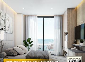 Departamento · 64m² · 1 Recámara · 2 Estacionamientos · Departamento de Una Habitacion en Segunda Linea del Mar en Costa Mujeres Cancun