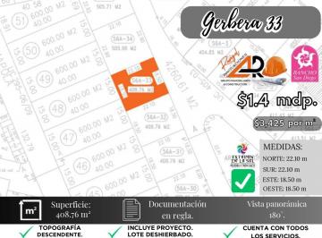 Terreno / Lote , Ixtapan de la Sal · Lote Gerbera 33 en Venta de Vistas Panorámicas Increíbles, Bien Ubicado con Todos Los Servicios