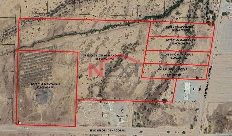 18 Ha en Venta en Parque Industrial de Empalme, Sonora.