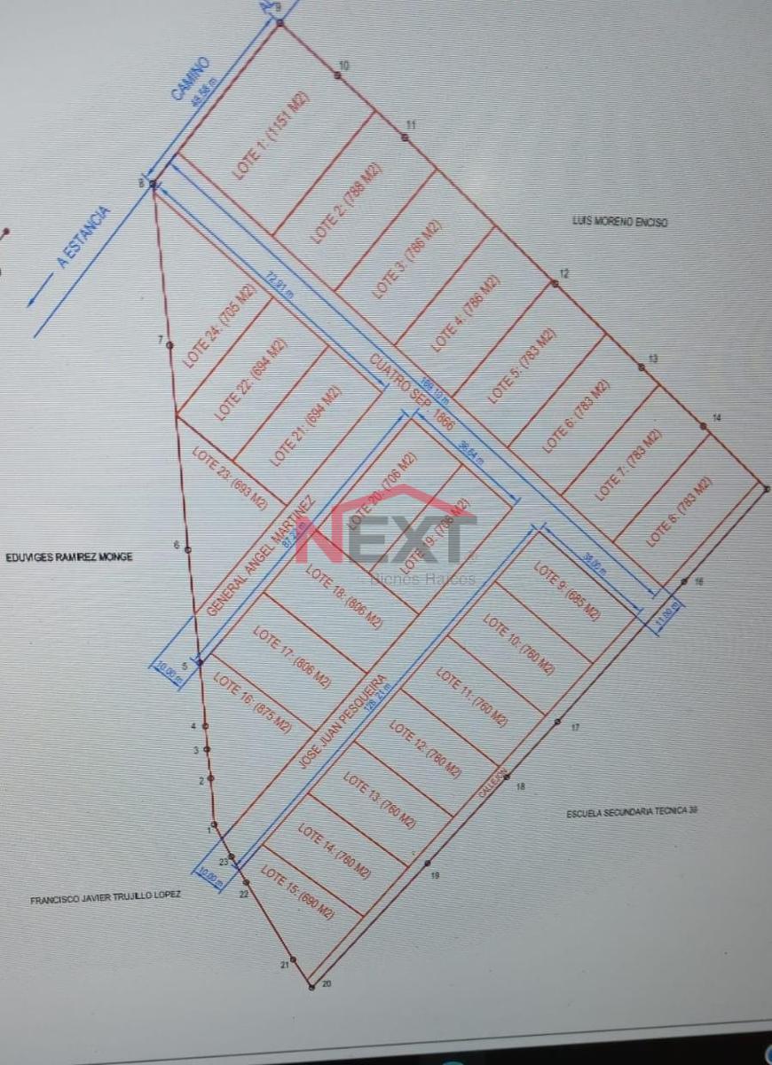 Terreno en Venta en La Estancia Guadalupe de Ures Sonora