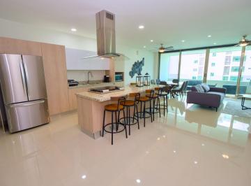 Departamento · 196m² · 4 Recámaras · 2 Estacionamientos · Departamento en Venta en Residencial Aqua, Cancún Amueblado.