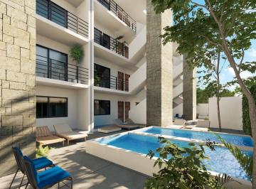 Departamento · 51m² · 1 Recámara · 1 Estacionamiento · Departamento de 1 Habitacion en Venta en Tulum con Alberca Privada