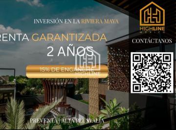 Departamento · 56m² · 1 Recámara · 1 Estacionamiento · Departamento 500k de Enganche en Venta con Alberca Privada, 7 Minutos de La Playa