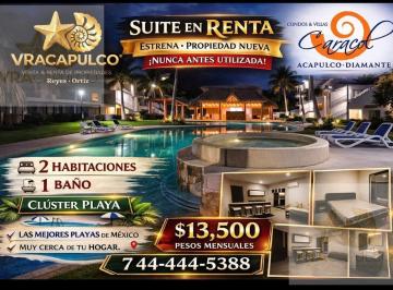 Departamento · 2 Recámaras · 1 Estacionamiento · Suite Caracol Diamante Renta Residencial