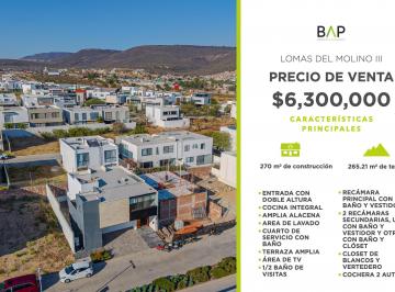 Casa de 3 habitaciones, León · Casa con 265 m² Superficie de Terreno y 3 Recámaras en Venta, Residencial El Molino