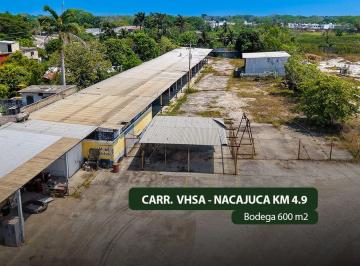 Bodega comercial , Villahermosa · Bodega con Patio de Maniobras en Carr Vhsa - Nacajuca F - 1059