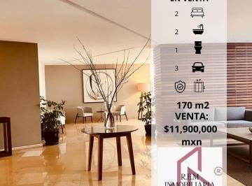 Departamento · 170m² · 2 Recámaras · 3 Estacionamientos · Extraordinario Departamento en Venta Lomas del Pedregal, con Balcón