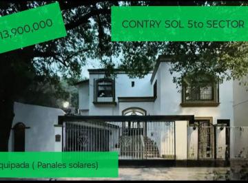 Casa de 4 habitaciones, Guadalupe · Venta Casa Residencial Equipada Contry Sol Gpe Nl