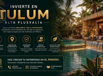 Departamento · 93m² · 2 Recámaras · 1 Estacionamiento · Departamento en Venta en Tulum 2 Habitaciones con Rooftop, Spa, Alberca