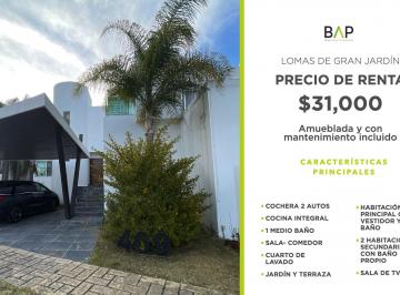 Casa de 3 habitaciones, León · Casa de 1 m² con 3 Recámaras en Renta en Gran Jardín
