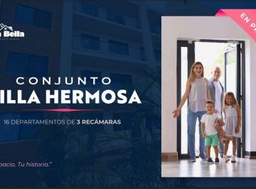 Departamento · 3 Recámaras · 1 Estacionamiento · Departamentos en Col. Villahermosa