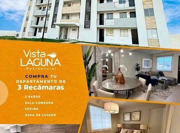 Departamento · 3 Recámaras · 1 Estacionamiento · Departamentos en Vista Laguna Residencial