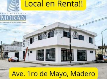 Local comercial · 165m² · 1 Recámara · 10 Estacionamientos · Local Calle 1ro de Mayo, Col 1ro de Mayo, Madero