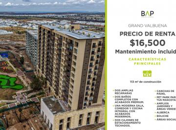 Departamento de 2 habitaciones, León · Departamento de 113 m² con 2 Recámaras en Renta en León