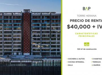 Departamento de 3 habitaciones, León · Departamento de 100 m² con 3 Recámaras en Renta en León