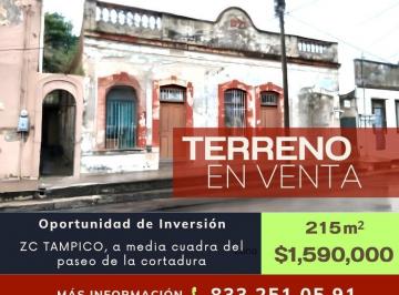 Terreno / Lote · 215m² · Terreno en Venta Zona Tampico Centro, Aquiles Serdán