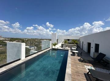 Departamento de 1 habitación, Mérida · Departamento de Lujo Amueblado en Renta con Rooftop y Piscina – Temozón Norte, Mérida