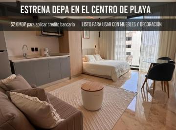 Departamento · 32m² · 1 Recámara · Aplica Tu Credito Bancario, Estudio Equipado y Amueblado, Playa del Carmen, 7 Min del Mar