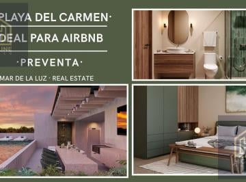Departamento · 55m² · 2 Recámaras · 1 Estacionamiento · Oportunidad! Departamento de 2 Recámaras con Balcón en Playa del Carmen, Preventa.